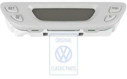 Vag Digitalinis Laikrodis Perlo Pilka Sharan Mk1 1996 2000 Originalus 7M5919203AY20