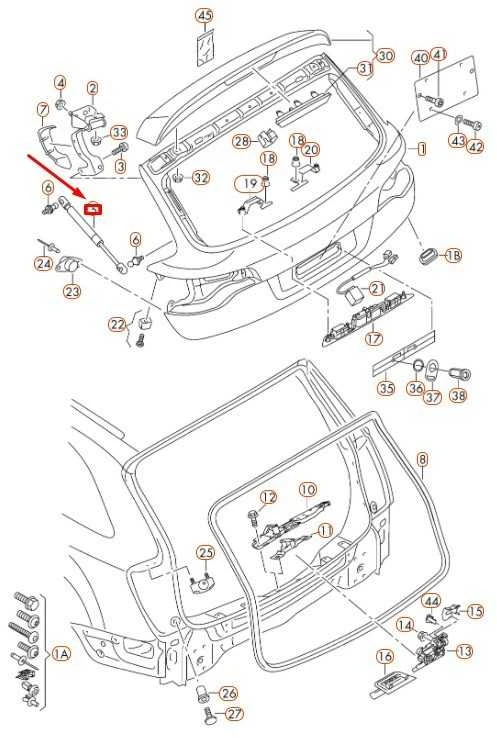 Vag Dujų Pripildyta Atrama Audi Q7 2007 2015 Originalus 4L0827552F