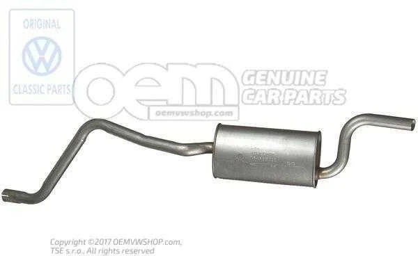 Vag Eko Galinis Izmetimo Vamzdis Volkswagen Polo Hatchback 86C 1991 1994 Originalus 867253609AH