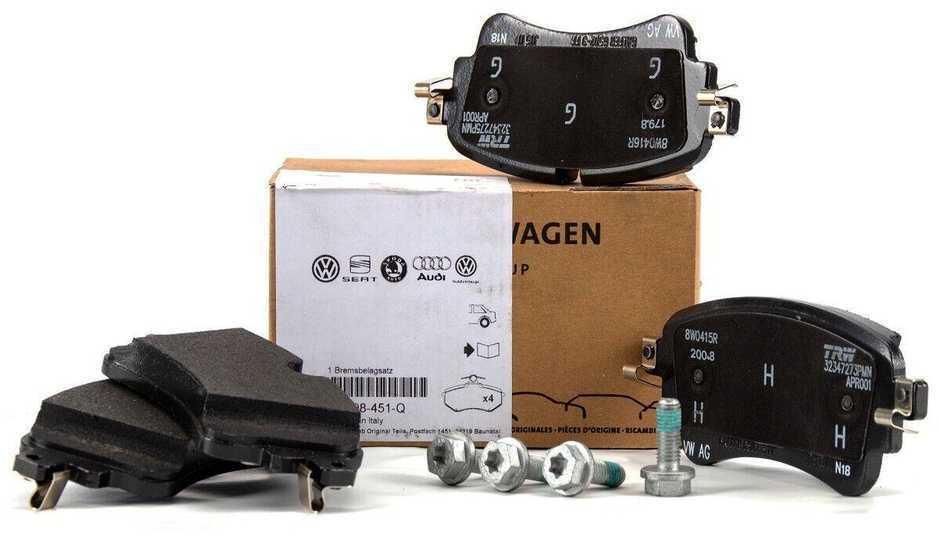 Vag Galinio Stabdžių Plokštės Audi A4 A5 A6 Q5 Q7 Originalus 8W0698451BJ