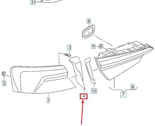 VAG Galinio Šviesos Dangtelis Audi A5 Sportback F5 2016 2024 Originalus 8W8945253