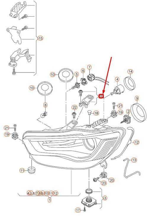 VAG Galinio Šviesos Korpuso Remonto Rinkinys Audi A6 A6L 2015 2017 Originalus 4G0998122B