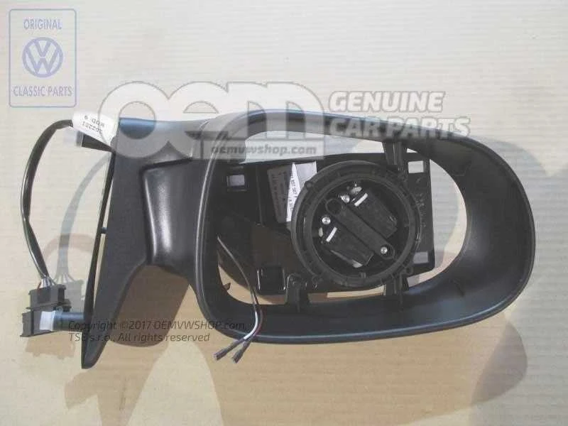 Vag Galinio Veidrodžio Korpusas Satino Juodas Seat Alhambra 7V 96 00 Originalus 7M1857507F01C