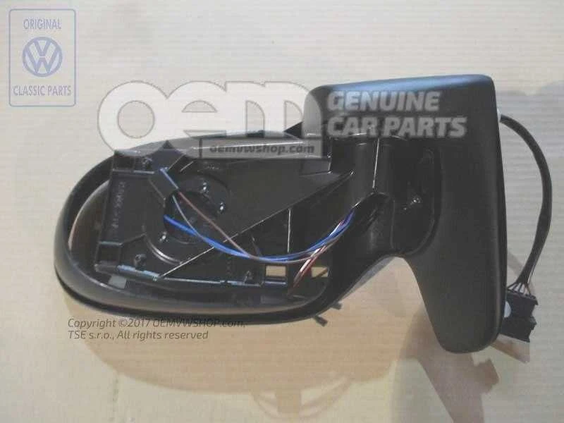 Vag Galinio Veidrodžio Korpusas Satino Juodas Seat Alhambra 7V 96 00 Originalus 7M1857507F01C