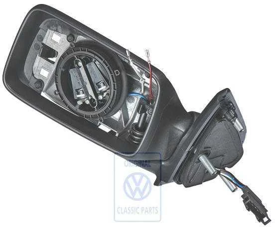 VAG Galvos Atgalinio Veidrodžio Dėklas Tamsiai Juodas Golf Mk3 Vento 1H1857507A01C
