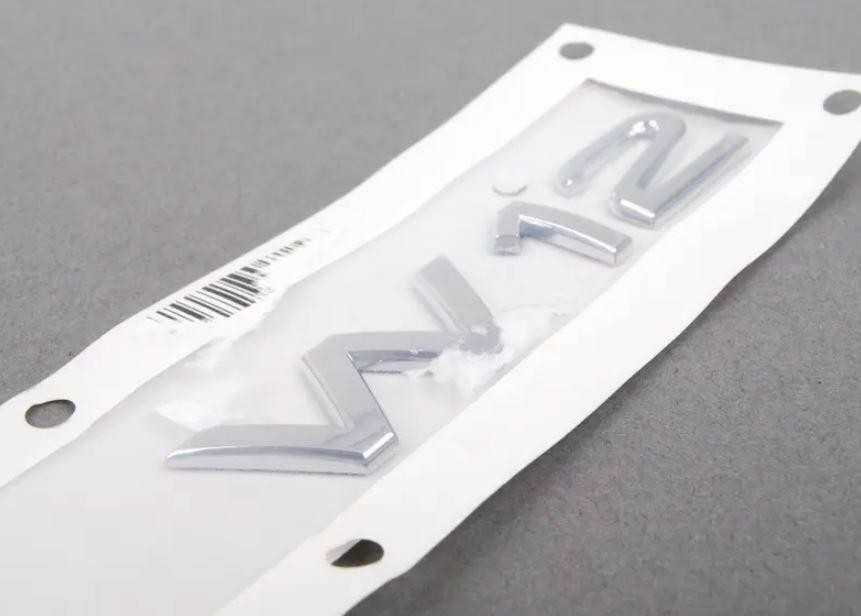 VAG Genuine Chrome W12 Inskripcija AUDI A8 S8 quattro 4E2 4E8 4H2 4E08536012ZZ