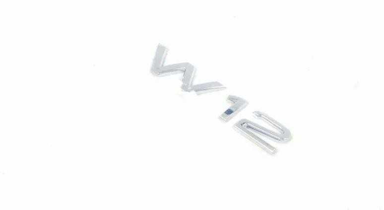 VAG Genuine Chrome W12 Inskripcija AUDI A8 S8 quattro 4E2 4E8 4H2 4E08536012ZZ