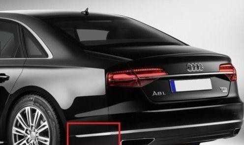 VAG Genuine Galinės Bamperio Chromo Apdailos Juostos Formavimas Kairėje Tinka AUDI A8 D4 14- Atnaujinta