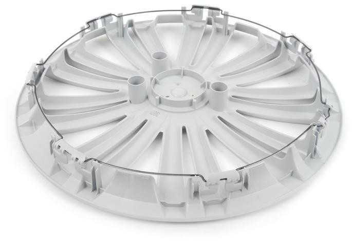 VAG Genuine Wheel Center Hub Caps 4vnt Deimantinė Sidabrinė VW Passat B8 2012-2017