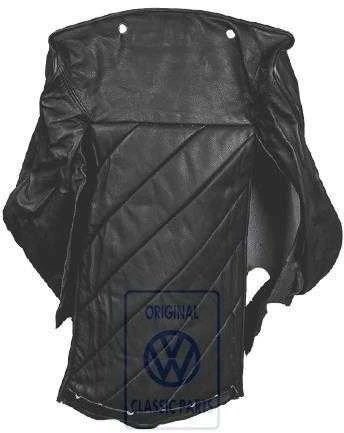 Vag Golf Mk1 Kabrioletas 1984 1993 Galinio Sėdynės Atramos Apmuovė Juoda Odė Originalus 155881801AHAFB