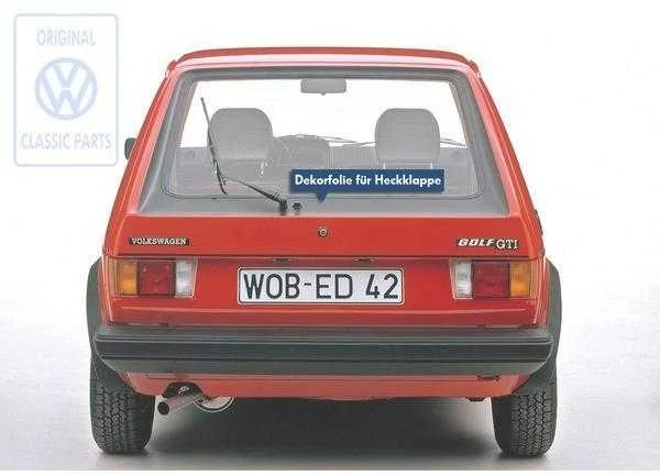 VAG Golf Mk1 Scirocco Mk1 Galinės Pertvaros Dekoratyvinės Juostelės Originalus 171898523A4AT