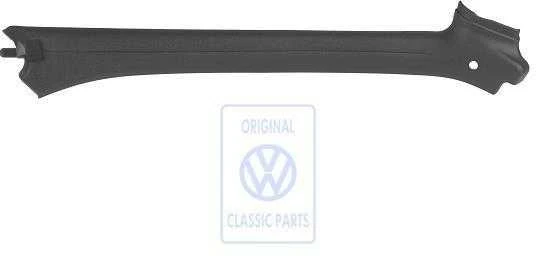 Vag Golf Mk3 Mk4 A Pillar Trim Juodas Satinas Originalus 1E0867234B41