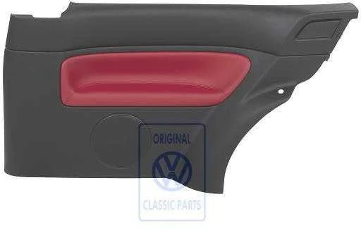 Vag Golf Mk4 1998 2002 Šoninė Apmuovė Raudona Odė Originalus 1J3867044CBLLD