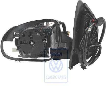 Vag Golf Mk5 2004 2005 Galinio Veidro Rėmelis Satin Juodas Originalus 1K2857507A9B9