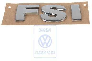 Vag Golf Mk5 2004 2007 Chromo Raidės Originalus 1K0853675L739