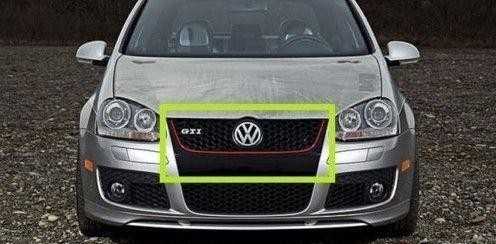 Vag Golf R32 Radiator Grille Ralleyschwarz Tornadoro Originalus 1K0853651EVW8