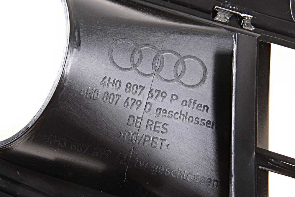 Vag Grotelė Juoda Blizgi Audi A8 Quattro 2014 2017 Originali 4H0807679PT94