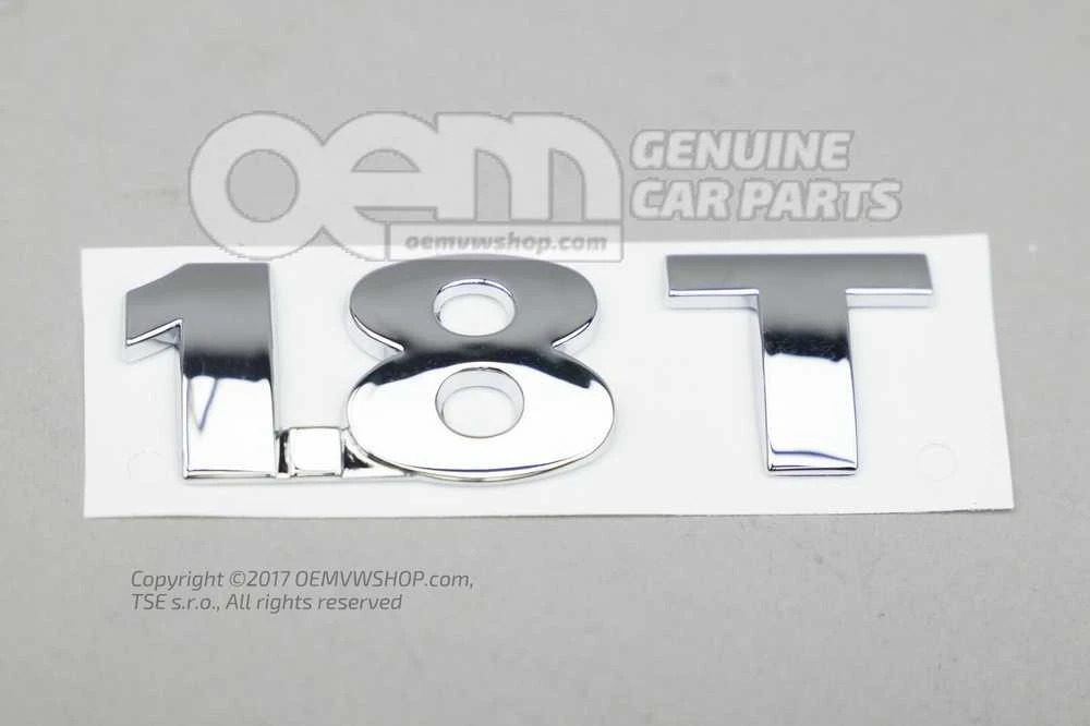 Vag Inscription Chrome VW Bora Variant 4Motion Jetta Originalus 3B0853675A739