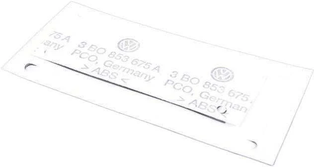 Vag Inscription Chrome VW Bora Variant 4Motion Jetta Originalus 3B0853675A739