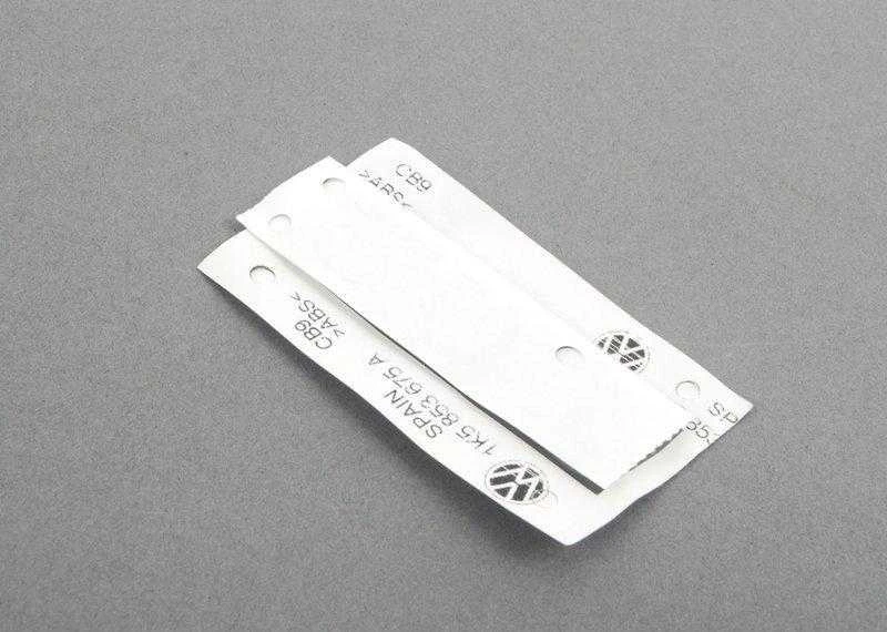 VAG Inscription Chrome VW Golf Passat 2005-2014 Originalus 1K5853675A739