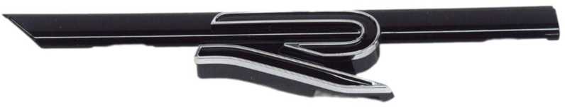 VAG "Inscription" juoda/chromuota originali 5H0853679PFOD