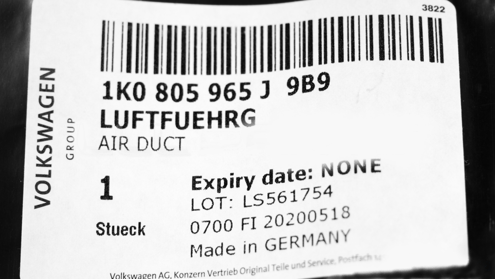 VAG Įsiurbimo Oro Kanalo Sklendė Satino Juodos Spalvos Volkswagen Jetta 2005-2017 Audi A3 2004-2013 Originalus 1K0805965J9B9