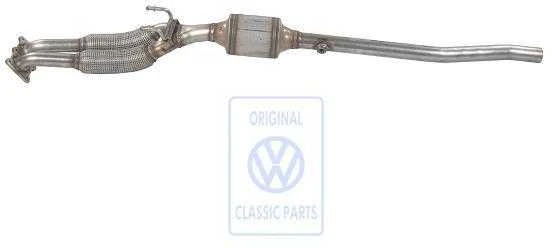 Vag Išmetimo Vamzdis Su Katalizatoriumi Volkswagen Passat 3C 2006 2008 Originalus 3C0254500QX