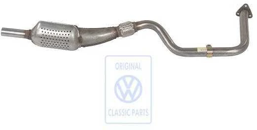 Vag Išmetimo Vamzdis Su Katalizatoriumi Caddy Mk2 Polo Classic 6K0253058HX