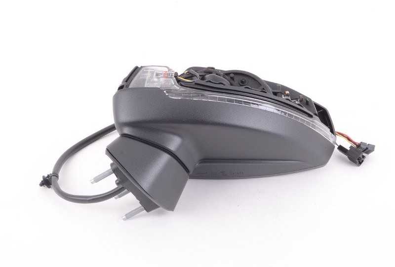 VAG Išorinio veidrodžio tvirtinimas su elektriniu reguliavimo įrenginiu satino juodos spalvos 8V5857409AA9B9 8V5857409J9B9