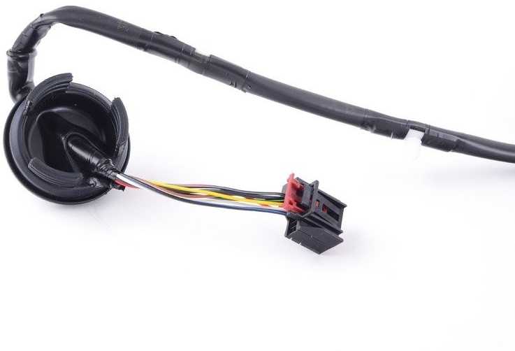 VAG Išorinio veidrodžio tvirtinimas su elektriniu reguliavimo įrenginiu satino juodos spalvos 8P1858532GB01C