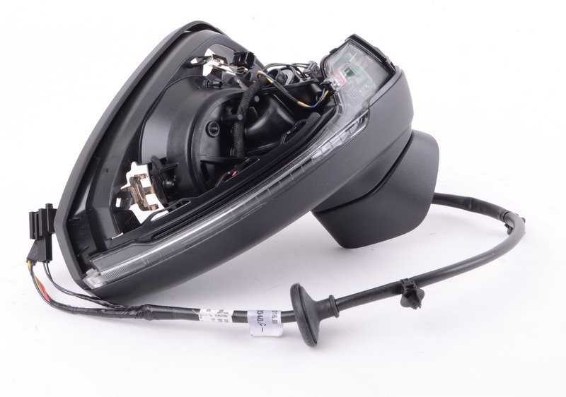VAG Išorinio veidrodžio tvirtinimas su elektriniu reguliavimo įrenginiu satino juodos spalvos 8V5857410AC9B9 8V5857410J9B9
