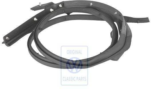 Vag Išorinis Durų Apsauga Satin Juoda Bora Golf Mk4 1J9839697BB41