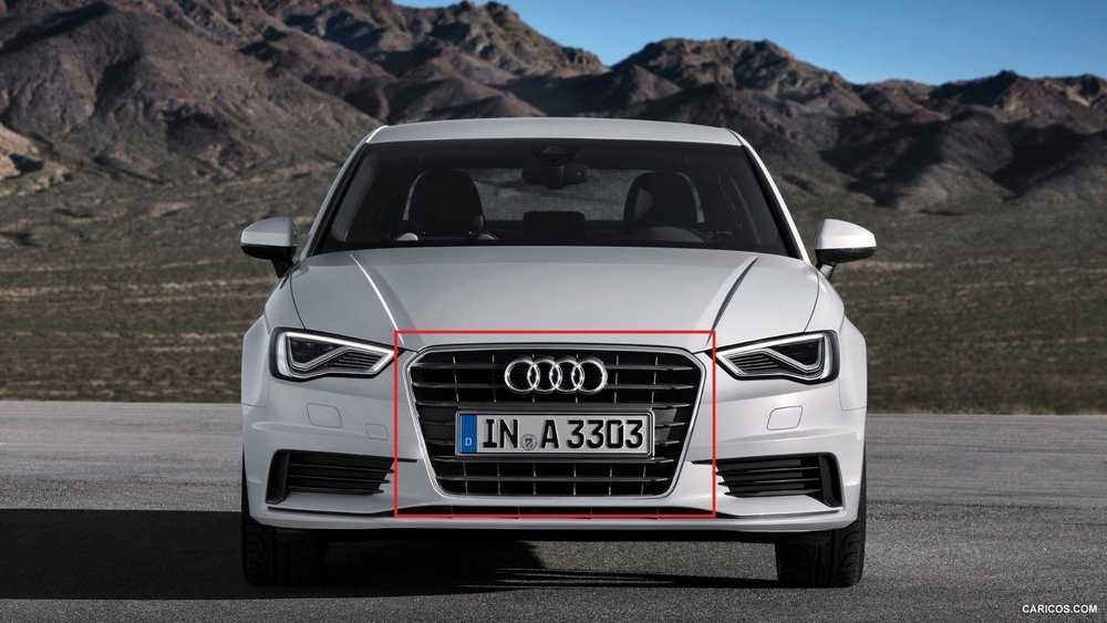 Vag Juoda Radiatoriaus Grotelė Audi A3 Originalus 8V5853651DCKA