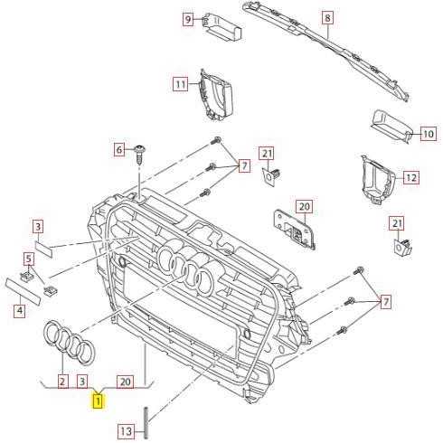 Vag Juoda Radiatoriaus Grotelė Audi A3 Originalus 8V5853651DCKA