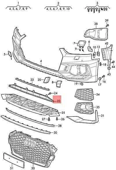 Vag Juoda Tinklinė Medžiaga Audi A5 S5 F5 2017 Originalus 8W6807683B9B9