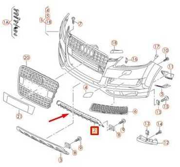 Vag Juodas Satinas Tinklas Audi Q7 2010 2015 Originalus 4L0807683E01C