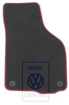 Vag Kilimėlis Anthracite Flash Raudona Golf Mk5 2006 2009 Originalus 1K1864436KWNS