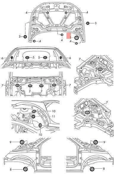 VAG kištukai Originalūs 1K0899185