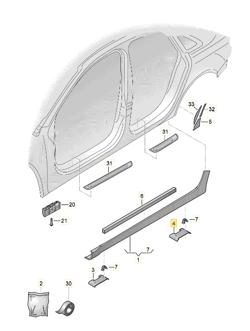 Vag Kištukas Gruntinis Audi Rs6 C7 Originalus 4G0853870GRU