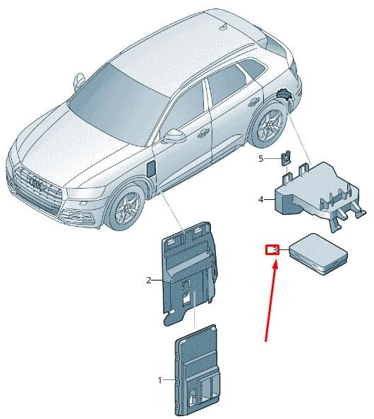 VAG Komforto Centrinis Valdymo Blokas 4N0907064DP