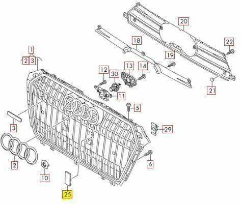 VAG Kuehlergrau Šluotelė Skoda Octavia 2014 2015 2016 Originalus 8W9807287MX3