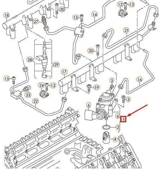 VAG Kuro Siurblys Audi A6 A8 2005 2011 Originalus 07L127026AD