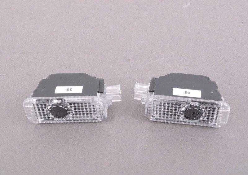 VAG LED įėjimo žibintų rinkinys Ring logotipas A3 A4 A6 A7 Q3 Q5 Q7 TT R8 Originalus 4G0052133G