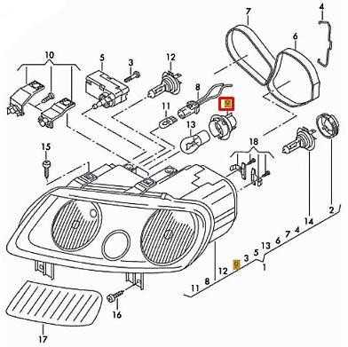 Vag Lemputės Lizdo Tvirtinimas Volkswagen Caddy 2K Touran 2004-2011 Originalus 2K0953123