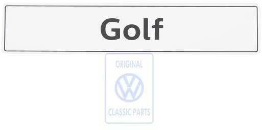 Skoda VAG Licen Plat Golf 5 6 Jetta Originalus 5K0071801F