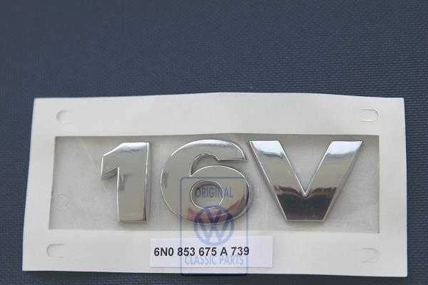 Vag Lupo Polo Chrominis Raidės Originalus 6N0853675A739