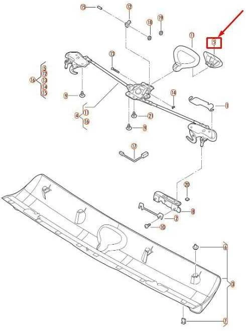Vag Mygtukas Vw Beetle Cabrio 1Y7 2006 Originalus 1Y0871413AY20