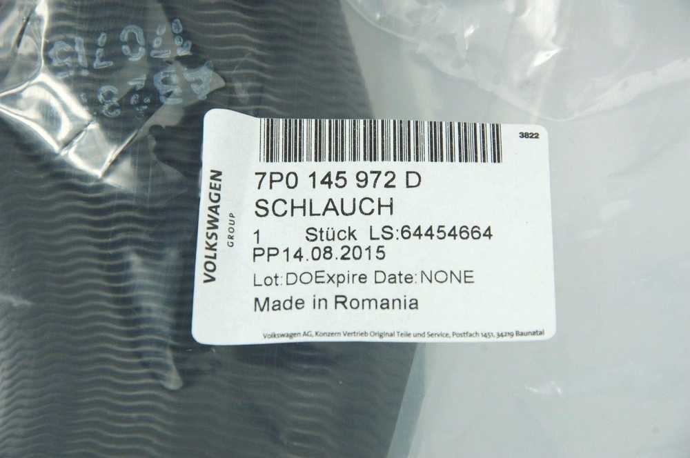 VAG NAUJA OEM Originali Porsche Cayenne 958 2011- Slėgio žarna