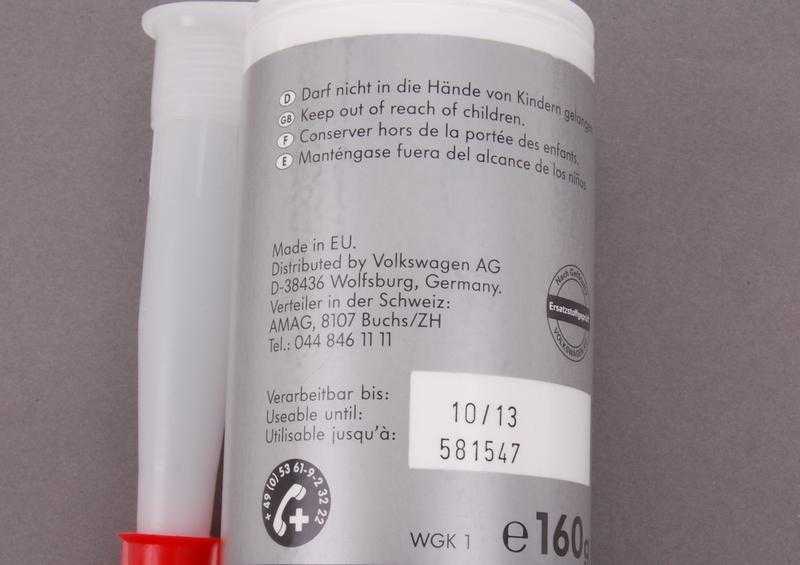 VAG Nauja originali AUDI/VOLKSWAGEN tepalinė pasta - 160g G060751A2 OEM