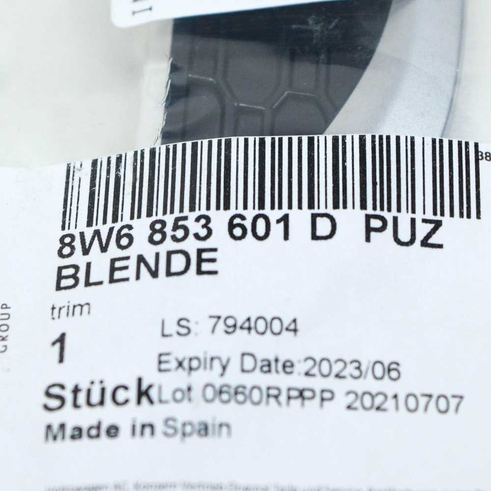 VAG NAUJAS AUDI RS5 8W6 PRIEKINIS KAIRĖS PUSĖS KREIVĖS EMBLEMA ŽENKLAS 8W6853601DPUZ ORIGINALUS